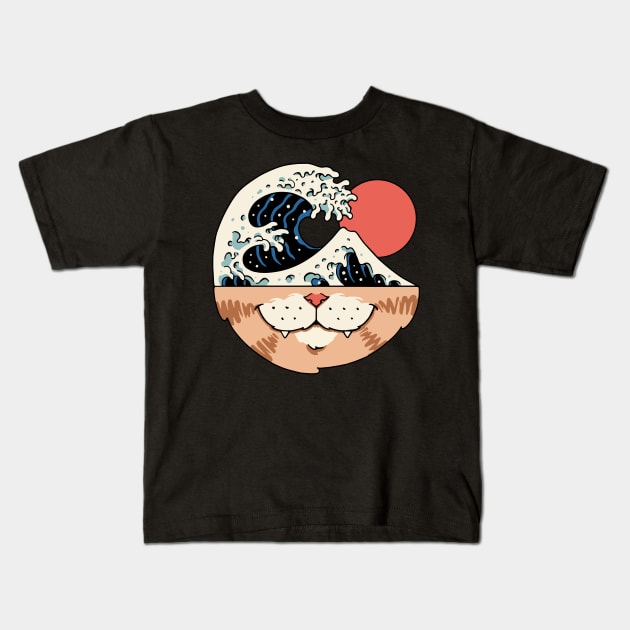 great neko wave If you are not sure, check out our FAQ. Kids T-Shirt by Ceridaiwe